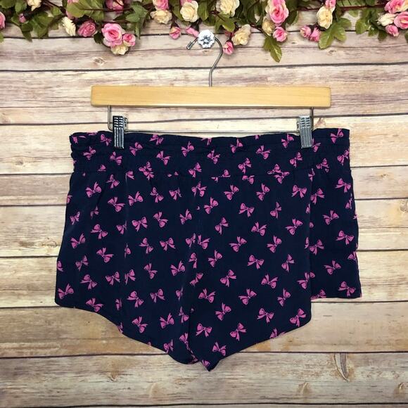 🌷5 for $25 Aerie Pink Bow Pajama Shorts - Picture 2 of 8